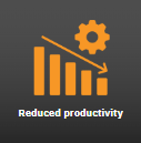 Reduced productivity